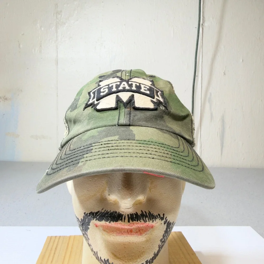 Mississippi‎ State Bulldogs 47 Brand Camo Trucker Hat Adjustable Mesh Cap MSU